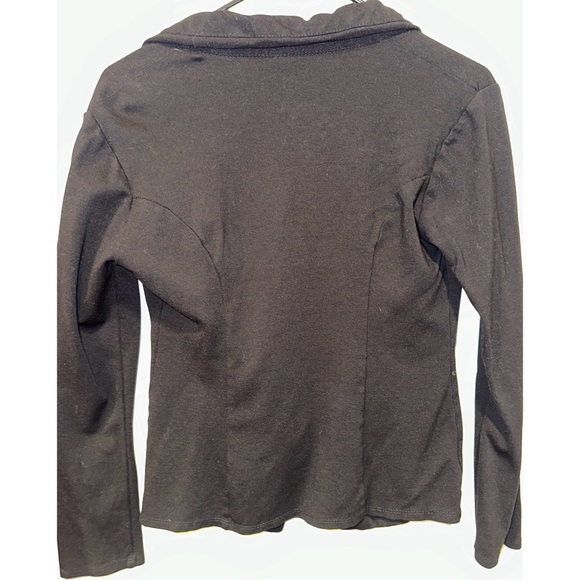 Blue S Black & Gold Buttoned Blazer Jacket - Picture 11 of 14